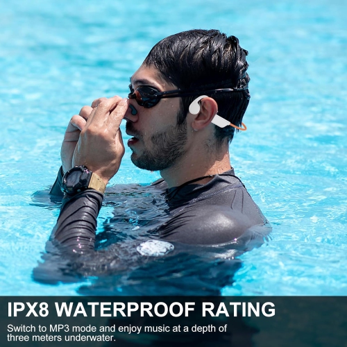 Wireless IPX8 Waterproof Open Earphones/Earbuds 32G Underwater Earphones X7S Swimming Earphones Built-in 32g Long-life Open Earphones Bone Conduction