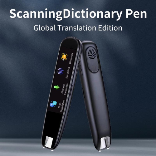 2.22 po stylo de traduction 112 langues WIFI dictionnaire scanner stylo intelligent chinois et anglais stylo stylo de lecture point - noir