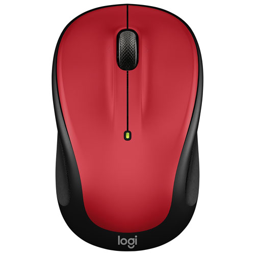 Souris optique sans fil de 1000 ppp M325s de Logitech - Rouge