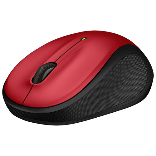 Souris optique sans fil de 1000 ppp M325s de Logitech - Rouge