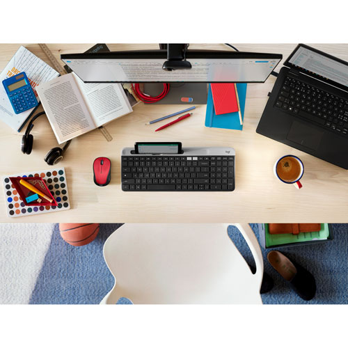 Souris optique sans fil de 1000 ppp M325s de Logitech - Rouge