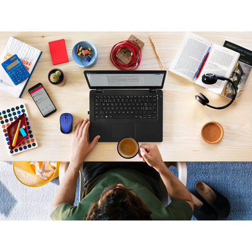 Souris optique sans fil de 1000 ppp M325s de Logitech - Bleu