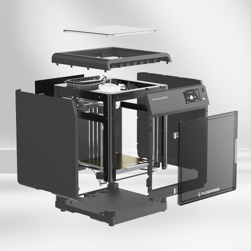 Flashforge Adventurer 5M Pro 3D Printer Bundle – Includes 4 x 1kg HS PLA Filament – Ultra-Fast CoreXY Printing, Auto-Leveling, Enclosed Build, Plug &