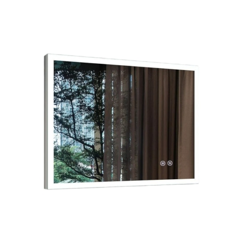 Whirlwell LED Bathroom Mirror, 36 x 28 in, Slim Lights, Touch Button, Dimmable, Anti-Fog, Vertical/Horizontal Mounted