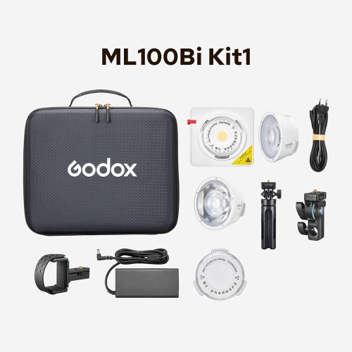 Open Box - Godox ML100Bi Pocket LED Video Light Kit 120W Bi-Color Photography Fill Light