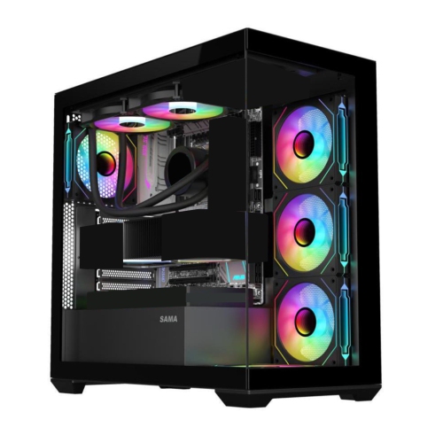 ZONIC  Gaming PC - Liquid Cooled - Intel I7 12700Kf, Geforce Rtx 5060 Ti Gddr7-Ai Powered Performance, 32GB Ddr5, 2Tb Nvme M.2SSD, Built In Wifi &