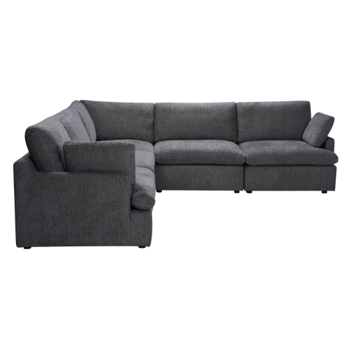 Urban Cali Long Beach Modular Corner Sectional Sofa in Axel Beige