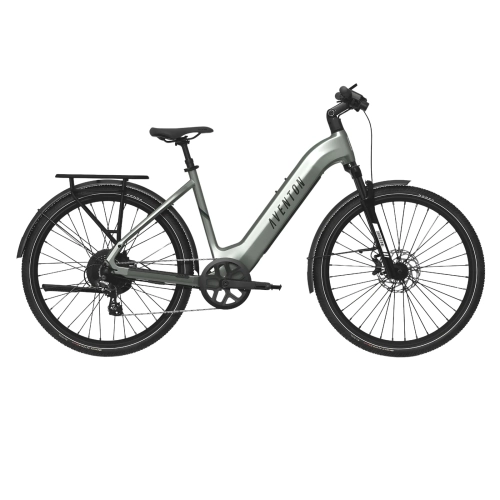 Vélo électrique de trajet à cadre bas Level.3 d'Aventon | Taille régulière | Menthe glacier | Puissance maximale 864&nbsp;W | Vitesse maximale