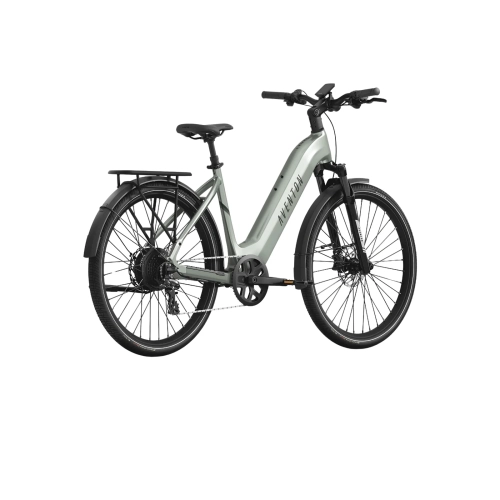 Vélo électrique de trajet à cadre bas Level.3 d'Aventon | Taille régulière | Menthe glacier | Puissance maximale 864&nbsp;W | Vitesse maximale
