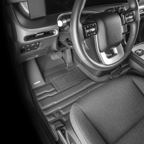 TuxMat - For Hyundai Ioniq 9 7-Seater 2026 Models - Custom Car Mats - Maximum Coverage, All Weather, Laser Measured - This Full Set Includes 1st, 2nd