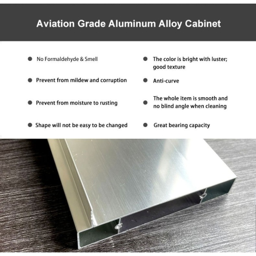 Whirlwell LED Smart Mirror Cabinet, 36 x 32 in, Touch Switch, Anti-Fog, Dimmable Tri-Color Lighting, USB port, Clock Display, and a Built-in Sensor