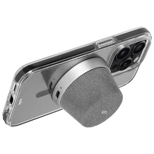 Logiix Blue Piston Mini Mag Wireless Speaker - Silver