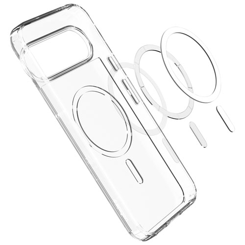 Étui rigide ajusté avec aimant Crystal Flex de Spigen pour Pixel 10 Pro XL - Transparent