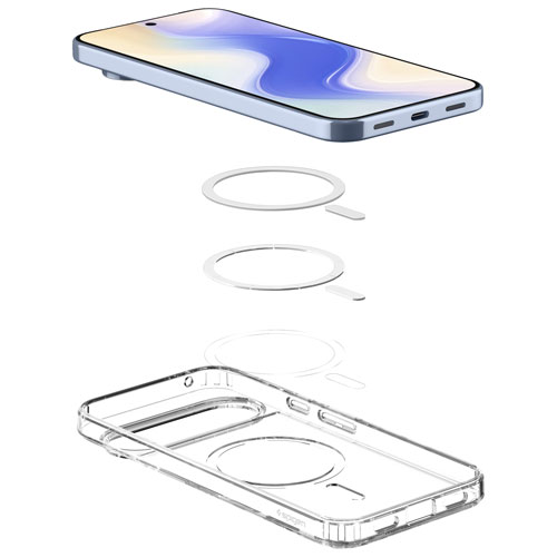 Étui rigide ajusté avec aimant Crystal Flex de Spigen pour Pixel 10 Pro XL - Transparent