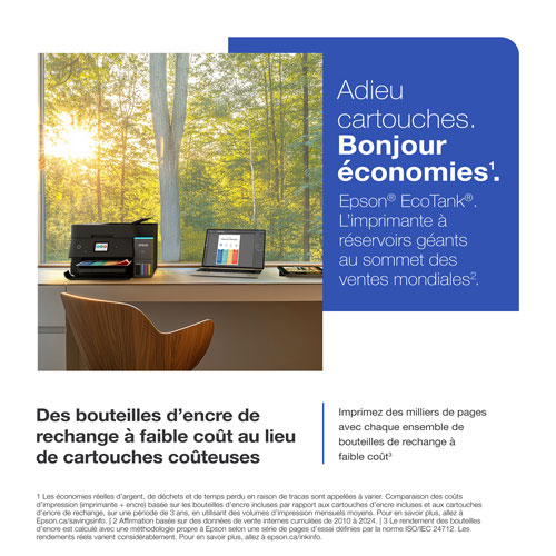 Imprimante à jet d'encre tout-en-un sans fil Supertank EcoTank ET-4950 d'Epson - Noir - Exclusivité Best Buy