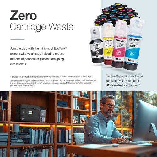 Imprimante à jet d'encre tout-en-un sans fil Supertank EcoTank ET-4950 d'Epson - Noir - Exclusivité Best Buy