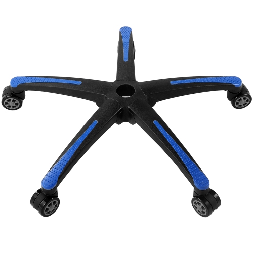 VEVOR 28" Office Chair Base Replacement, 2500 lbs Static Load, Computer Desk Chair Stool Base Part with 5 Casters and Reinforced Legs, Desk Chair