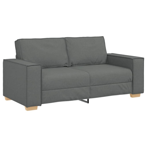 vidaXL 2-Seater Sofa Dark Grey 140 cm Fabric
