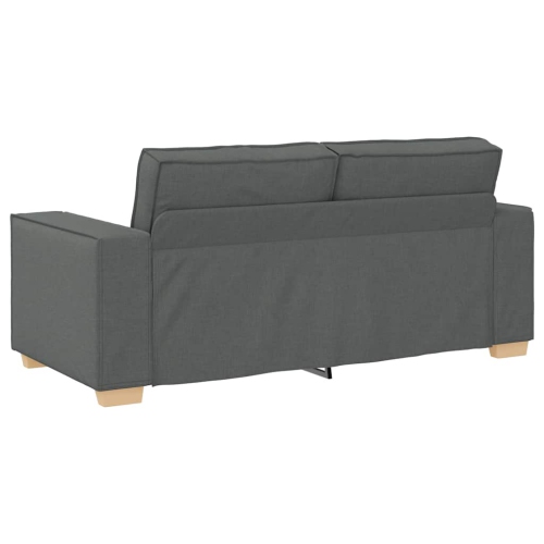 vidaXL 2-Seater Sofa Dark Grey 140 cm Fabric