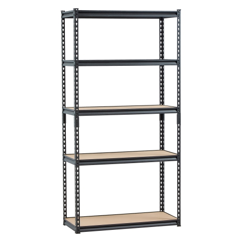 VEVOR 2000 lbs Storage Shelves, 5 Tier, 16" D x 36" W x 71.4" H Adjustable Metal Shelves for Garage Shelves Utility Rack Shelf, Ideal for Kitchen,