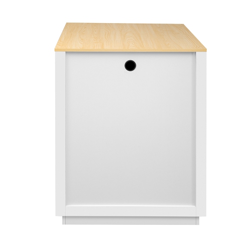 Kepooman 82.7 inch Extendable Dining Table for 4-6 Seating, Kitchen Island Table with Double-sized Storage, Power Outlet, 2 Drawers, 2 Side Open