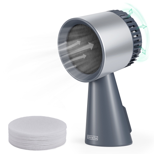 Hotte de cuisine portative sans conduit de comptoir de 6,65 po – Cuisinière de cuisine avec ventilateur à 3 vitesses – Purificateur d'air