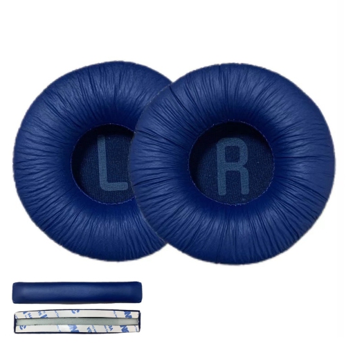 Earpads Replacement Ear Cushions Pad Covers Top Headband For JBL Tune600BTNC T660NC T510BT T500BT T450BT Headphone Headset 70mm（Blue)