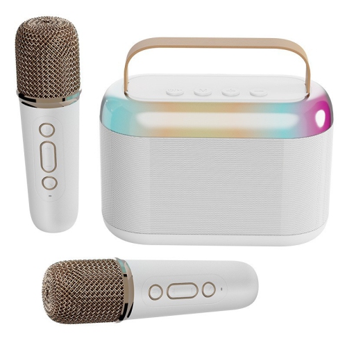 THE WAY  Hot Selling Bluetooth Speaker Portable Mini Karaoke Microphone Speaker Children's Karaoke Home Small Ktv Bluetooth Speaker - Y3 Dual