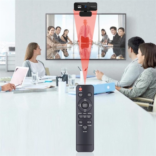 USB online teaching 4K network HD live camera, driver-free computer camera with microphone, network camera noise reduction with remote control