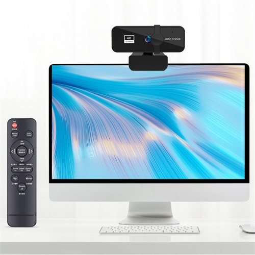 USB online teaching 4K network HD live camera, driver-free computer camera with microphone, network camera noise reduction with remote control