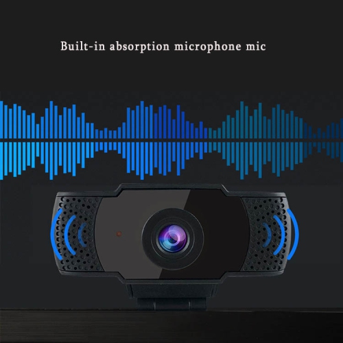 Webcam, 1080P HD camera, USB computer camera, built-in HD microphone, for live video call conference work