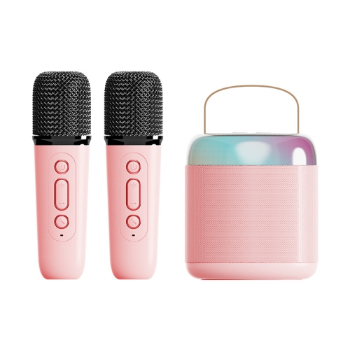 THE WAY  Hot Selling Bluetooth Speaker Portable Mini Karaoke Microphone Speaker Children's Karaoke Home Small Ktv Bluetooth Speaker - Y2 Dual