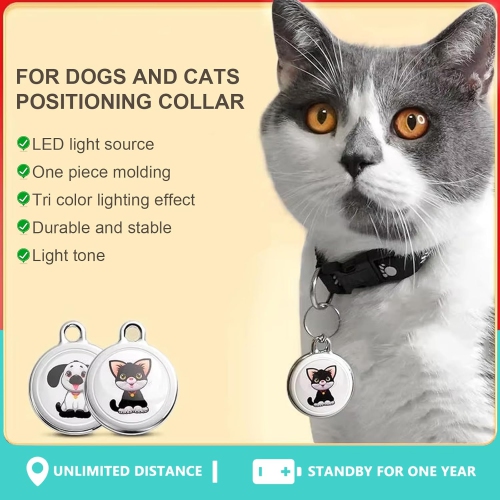 Cat and dog collar locator, remote global locator, mobile phone GPS anti-lost tracker, smart anti-lost locator - dog