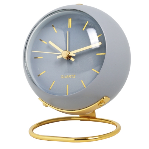 THE WAY  Nordic Creative Electronic Table Clock, Simple Children's Alarm Clock, New Desktop Bedside Student Silent Luminous Pointer Clock - Frosted