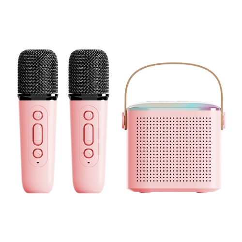 THE WAY  Hot Selling Bluetooth Speaker Portable Mini Karaoke Microphone Speaker Children's Karaoke Home Small Ktv Bluetooth Speaker - Y1 Dual