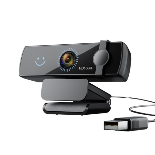 THE WAY  HD Windows Hello Facial Recognition Auto Focus Web Camera, 1080P Driver-Free, USB Camera With Microphone