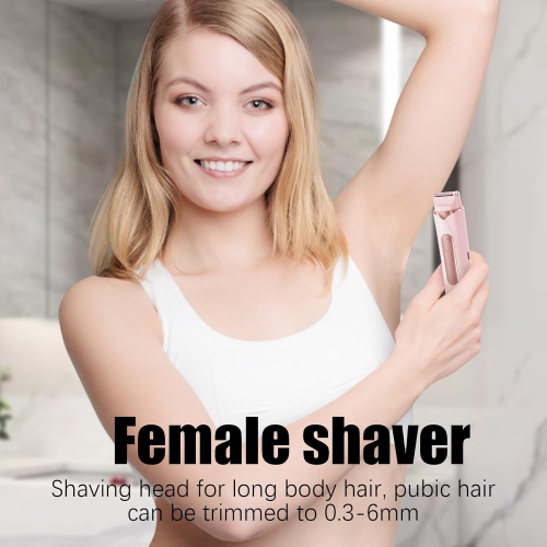 Dual Head Electric Razor,Electric Women Shaver,Body Hair Trimmer for Women,Wet & Dry Use Hair Removal,Hair Trimmer for Face Armpits Legs Arms Bikini