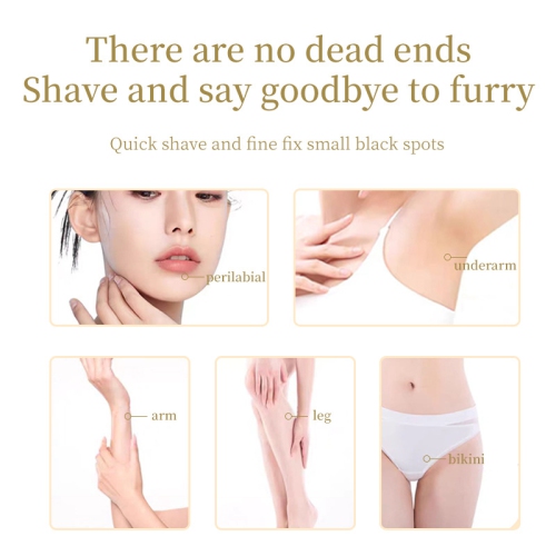 Lady Shaver for Women, 2 in 1 Electric Shaver for Face Legs Lip Arms Legs Underarms Bikini, Wet & Dry Waterproof Ladies Razor USB Charging with