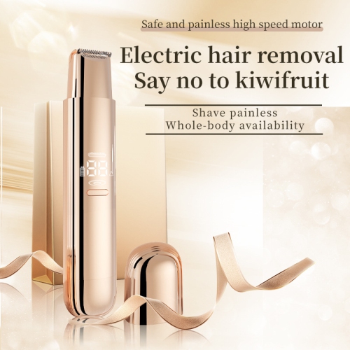 Lady Shaver for Women, 2 in 1 Electric Shaver for Face Legs Lip Arms Legs Underarms Bikini, Wet & Dry Waterproof Ladies Razor USB Charging with