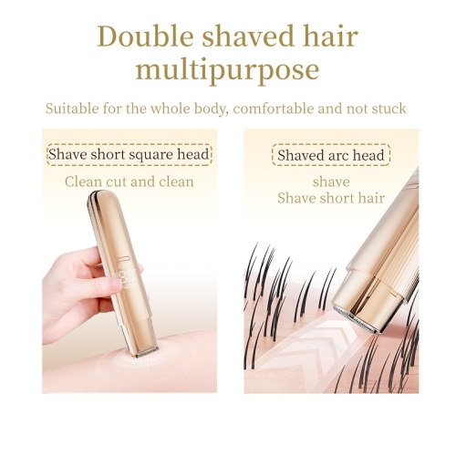 Lady Shaver for Women, 2 in 1 Electric Shaver for Face Legs Lip Arms Legs Underarms Bikini, Wet & Dry Waterproof Ladies Razor USB Charging with