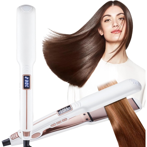 Hair Straightener, Digital LCD Display, 10s Quick Heating, Titanium Plates, Ion Hair Straightener, Hair Styling Hair Straightener