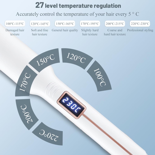 Hair Straightener, Digital LCD Display, 10s Quick Heating, Titanium Plates, Ion Hair Straightener, Hair Styling Hair Straightener