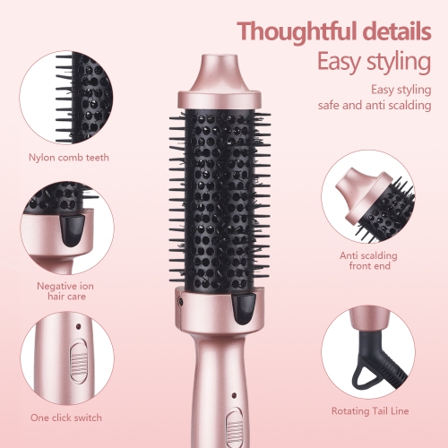 Multifunction Hair Straightener Electric Hair Styler Hot Air Comb Hair Dryer Brush Volumizer Barrel Blow Dryer All-in-one Comb