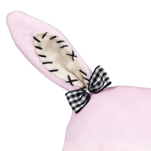 Bunny Ears Sitting Easter Gnome with Dangling Legs - 12" - Pink