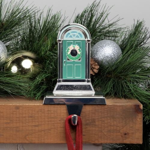 Christmas At Home Front Door Stocking Holder - 5"
