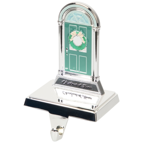 Christmas At Home Front Door Stocking Holder - 5"
