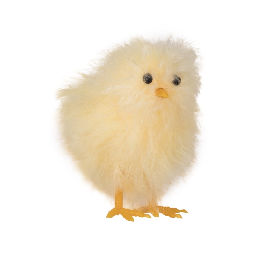 Fuzzy Easter Baby Chick Decorations - 3.25" - Set of 3