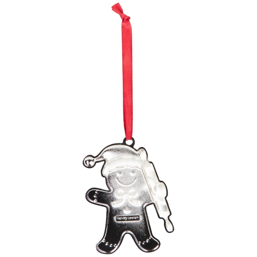 Gingerbread Man with Rolling Pin Christmas Ornament - 3"