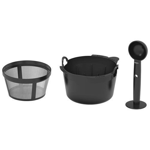 Remis à neuf - Cafetière à filtre programmable Bella Pro - 12 tasses - Acier inoxydable