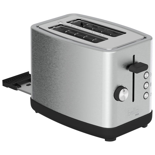 Refurbished - Bella Pro Toaster - 2-Slice - Stainless Steel